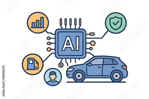 Processor managing autonomous vehicle performance, driver profile, and safety features