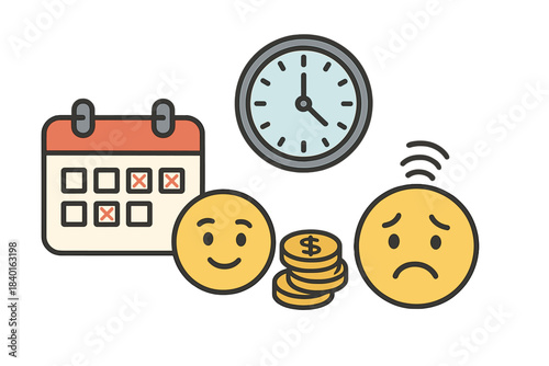 Emotional responses to scheduling conflicts involving time, money, and deadlines