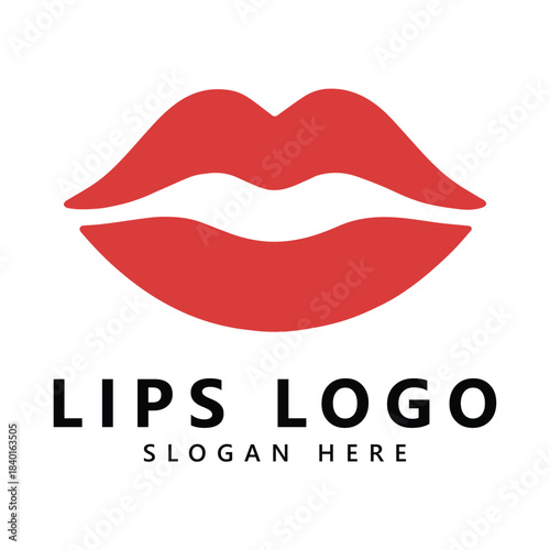 Lips logo beauty , sexy lips vector illustration