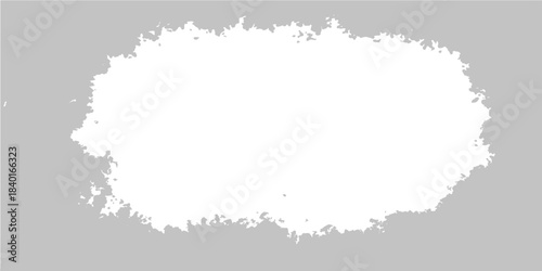 Abstract grunge background vector with black ink paint splatter, dirty texture, and vintage paper border design