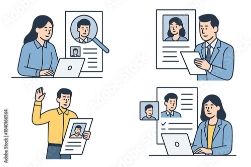 Human Resources Management, Job Search, Candidate Selection, and Recruitment Process