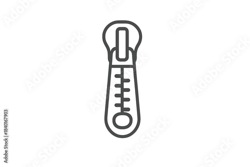 Closed zipper fastener element for fashion, apparel, and accessories design