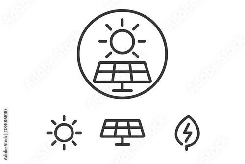 Solar panel technology, sun power, and sustainable green energy sources
