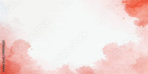 Abstract pink watercolor texture design with vintage grunge paint splash on paper surface background