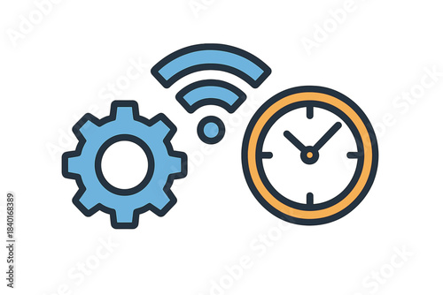 Workflow optimization with technical settings, network access, and time tracking