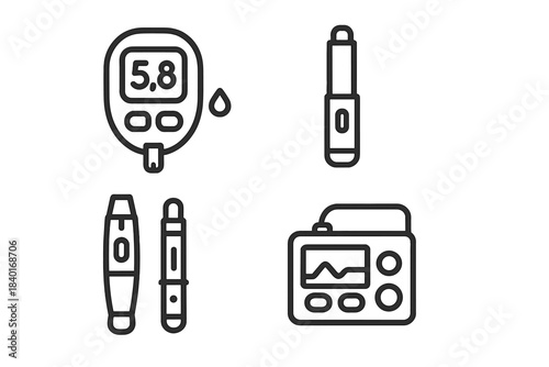 Essential medical devices for diabetes management glucometer insulin pens
