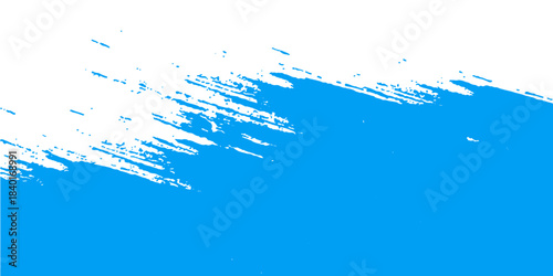 Abstract blue water splash with clean, fresh flowing ripples and cold liquid droplets