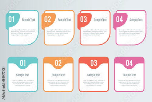 infographic element design template, data shape icon