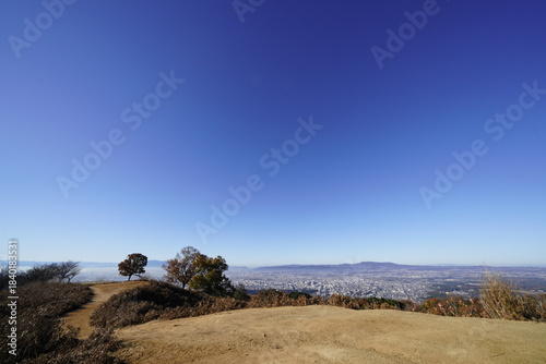 奈良 若草山頂から見た風景