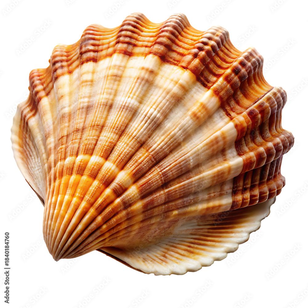 Obraz premium Seashell Isolated On White Background