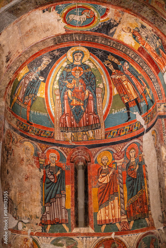 Obraz na płótnie Abse of Santa María de Taüll, 12th century, Church of Santa María de Taüll, Boí