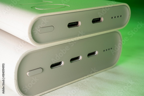 Dual Portable Power Banks with Multiple USB Ports