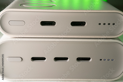 Dual Portable Power Banks with Multiple USB Ports