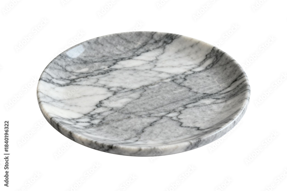 Fototapeta premium Round marble plate with unique natural pattern for decorative use