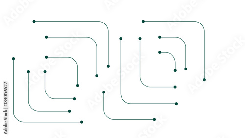 Vector banner designcircuit board electronics digital technology