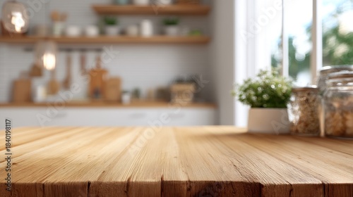 Wooden kitchen table top