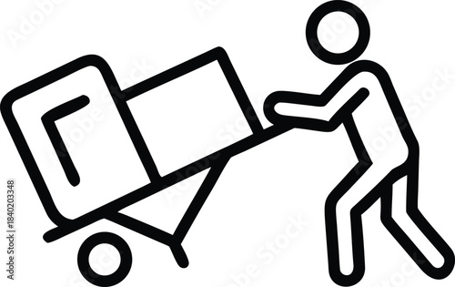 Moving Crew Professional Icon