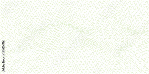 Seamless pattern with black hand drawn doodle wavy lines on white background. Abstract grunge texture. Vector illustration