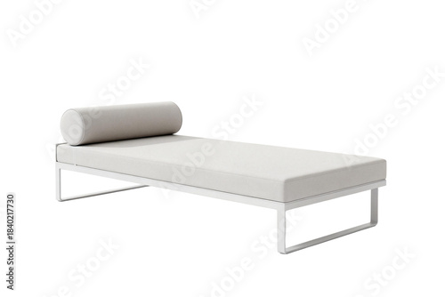 Modern minimalist lounge chair with simple design for comfortable relaxation