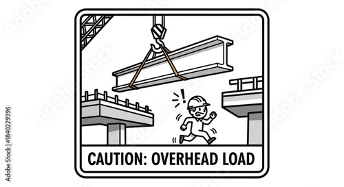 Warning: Construction Safety and Hazard Awareness with a Running Construction Worker
