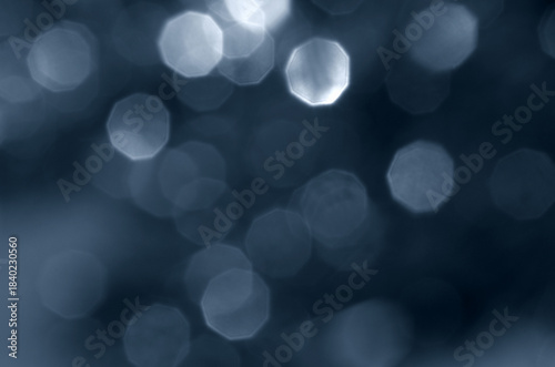 abstract dark blue blurred bokeh background