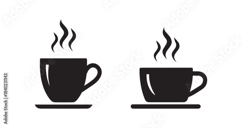 coffee cup flat web icon