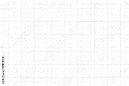 Vector jigsaw puzzle template with a 30×20 grid of separate pieces. Clean outline layout ideal for design projects, printable, educational materials, logic games and creative planning.