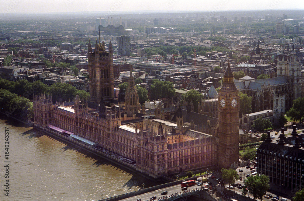 Fototapeta premium Westminter Palace an der Themse