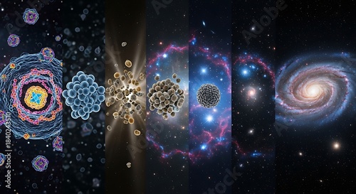 Cosmic Scale - From Cells to Galaxies in Stunning Detail.