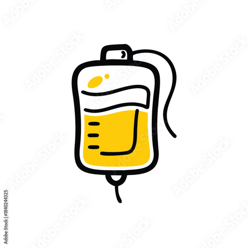 Chemotherapy Bag Treatment Icon