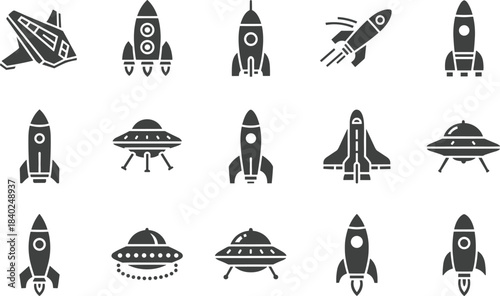 Mysterious Hooded Figures Silhouettes Set, Dark Cloaked Wizard or Monk Icons, Black Silhouette Collection, Fantasy, Cult, Robes, Halloween Costume Graphics