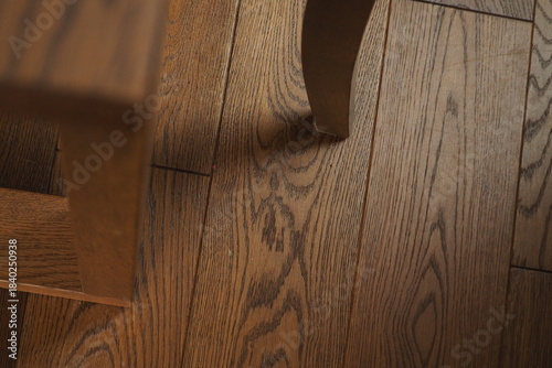 Wallpaper Mural Fragment nóżki krzesła i stoły na drewnianej podłodze Torontodigital.ca