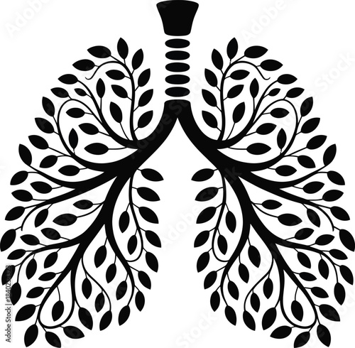 Lungs Tree Branches Respiratory System Health