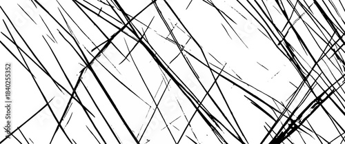 Vector distressed grunge scratches line stroke white surface design