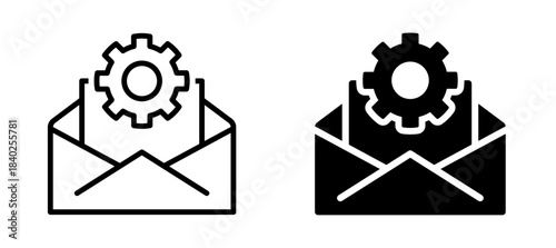 Mail icon. Mailbox, address, newsletter, envelope, correspondence.