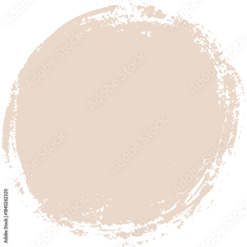 Textured dry brush circle, ...