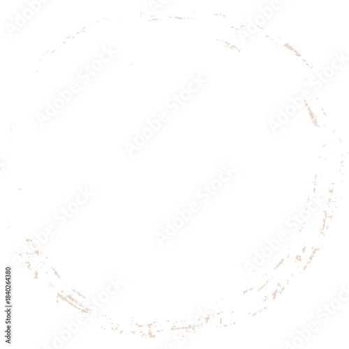 Textured dry brush circle, ...