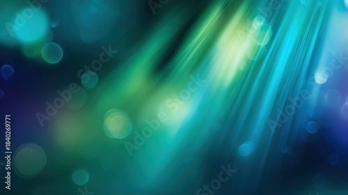 green blue light gradient background,light leak overlay effect with blur bokeh rainbow light leaks,abstract blue background with rays
