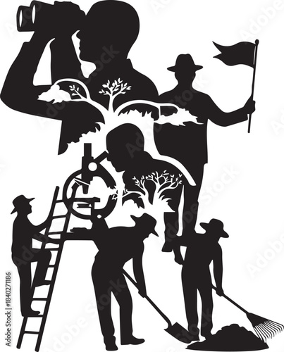 Conservation and Environmental Research in Action A Montage of Scientific Discovery and Preservation Efforts