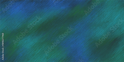 Abstract blue and colorful water background with a vintage watercolor paint texture on aged grunge paper for a retro wallpaper design illustration