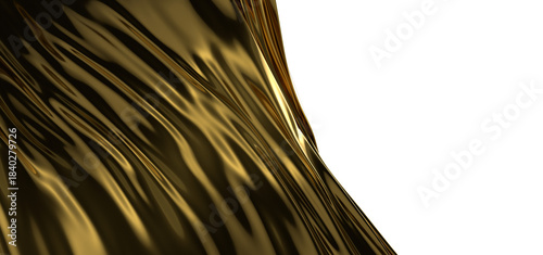 3D render of Gold Cloth abs...