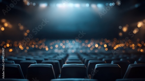 Theater seats empty