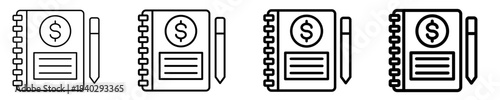 Document Icon Set Different Style Collection