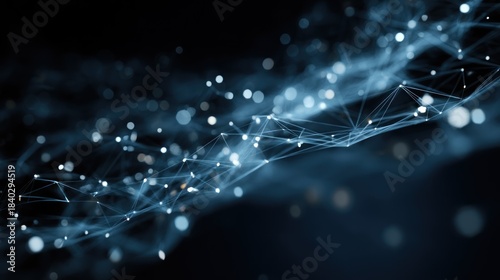 Wallpaper Mural Abstract network design Torontodigital.ca