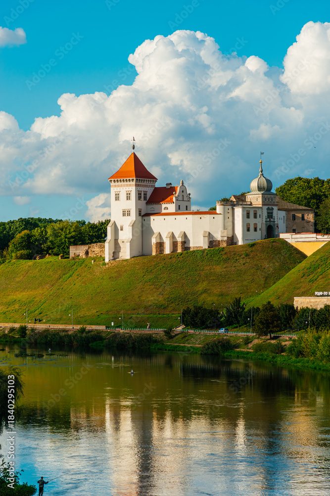 Obraz premium The Old Castle Museum, attraction in Grodno in Belarus