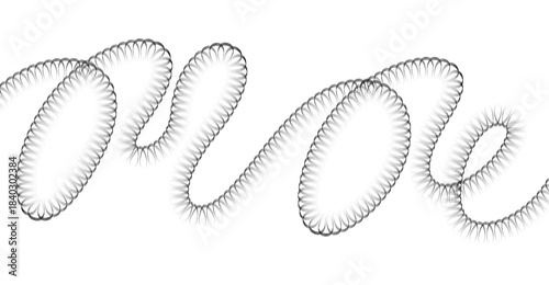 Abstract spiral loop pattern with dynamic curved line design vector illustration background.