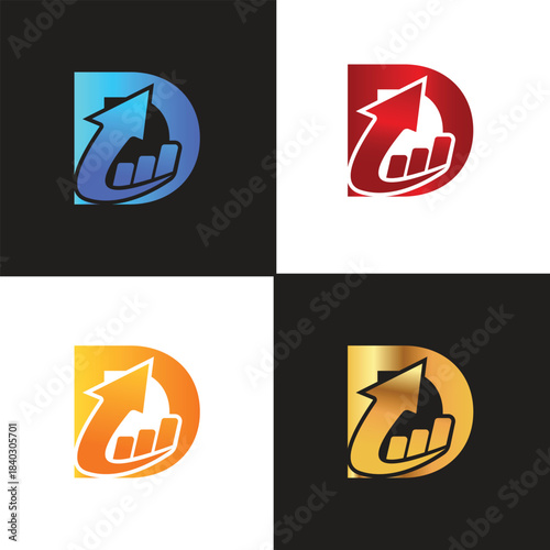 Letter D logo, D logo, Business logo, modern, minimal logo, design, colourful, icon, shape, symbol, brand, business identity, elegant, luxury, logotype, branding, custom, abstract