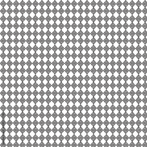 Intricate geometric pattern of interlocking diamonds and circles in a repeating tessellation