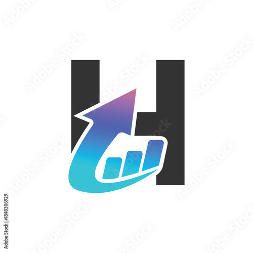 Letter H logo, H logo, Business logo, modern, minimal logo, design, colourful, icon, shape, symbol, brand, business identity, elegant, luxury, logotype, branding, custom, abstract