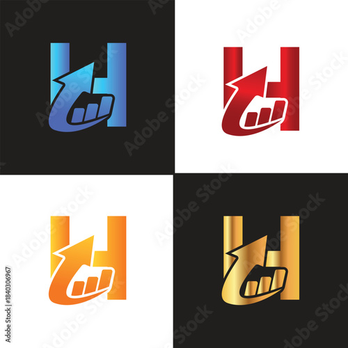 Letter H logo, H logo, Business logo, modern, minimal logo, design, colourful, icon, shape, symbol, brand, business identity, elegant, luxury, logotype, branding, custom, abstract